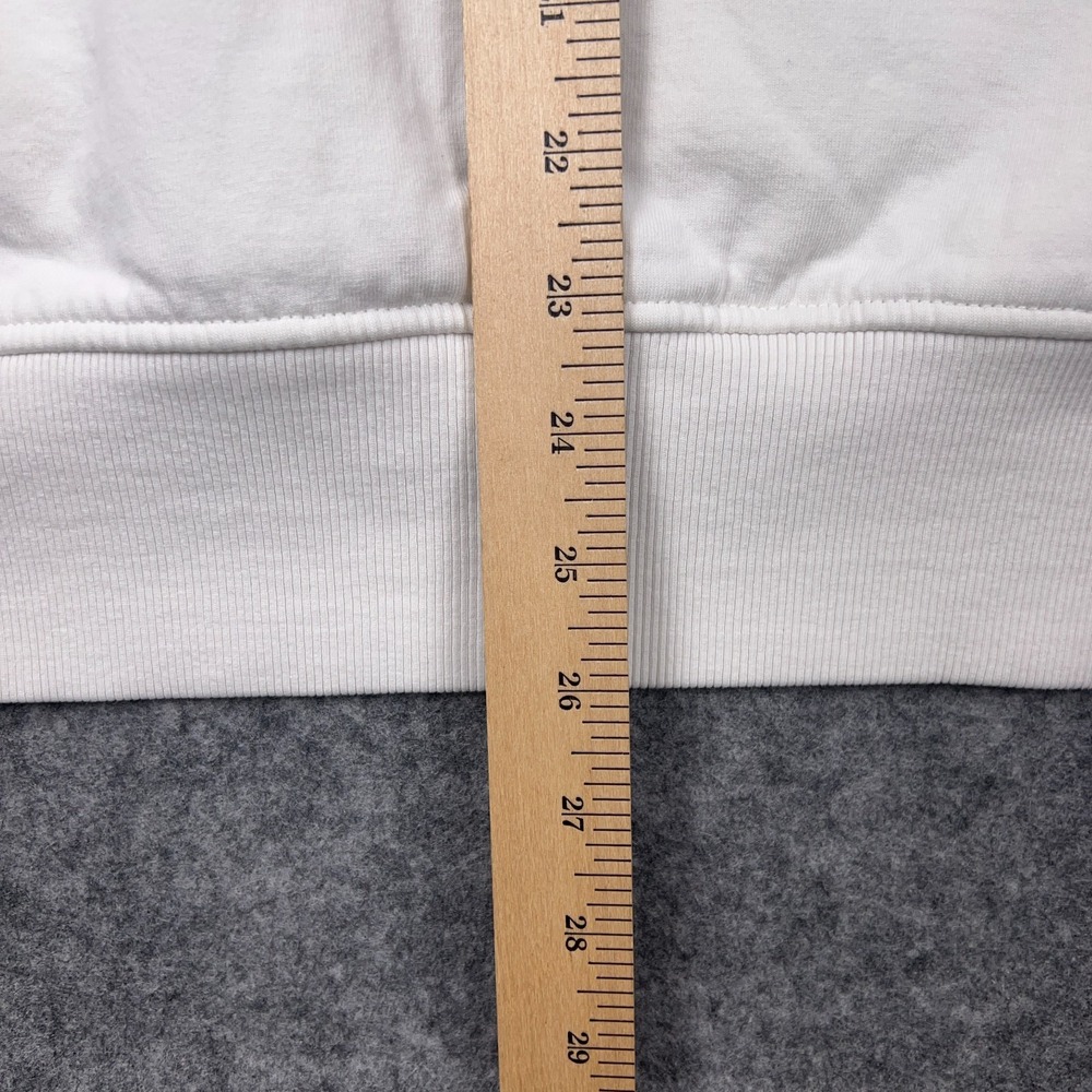 Prod Bldg Hoodie Womens XL White Japanese Chinese‎ Hooded Pullover Sweatshirt - Picture 11 of 13